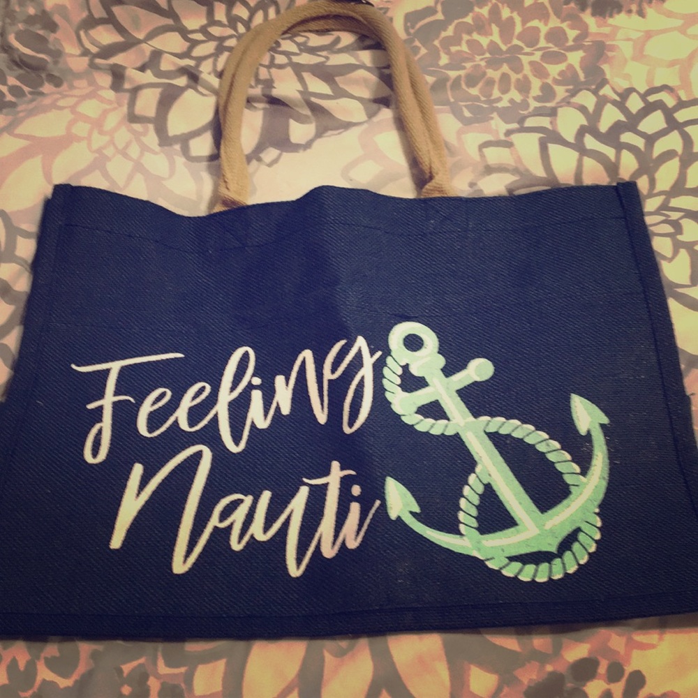 Feeling Nauty Beach Tote